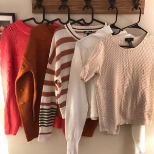 Multiple Sweaters